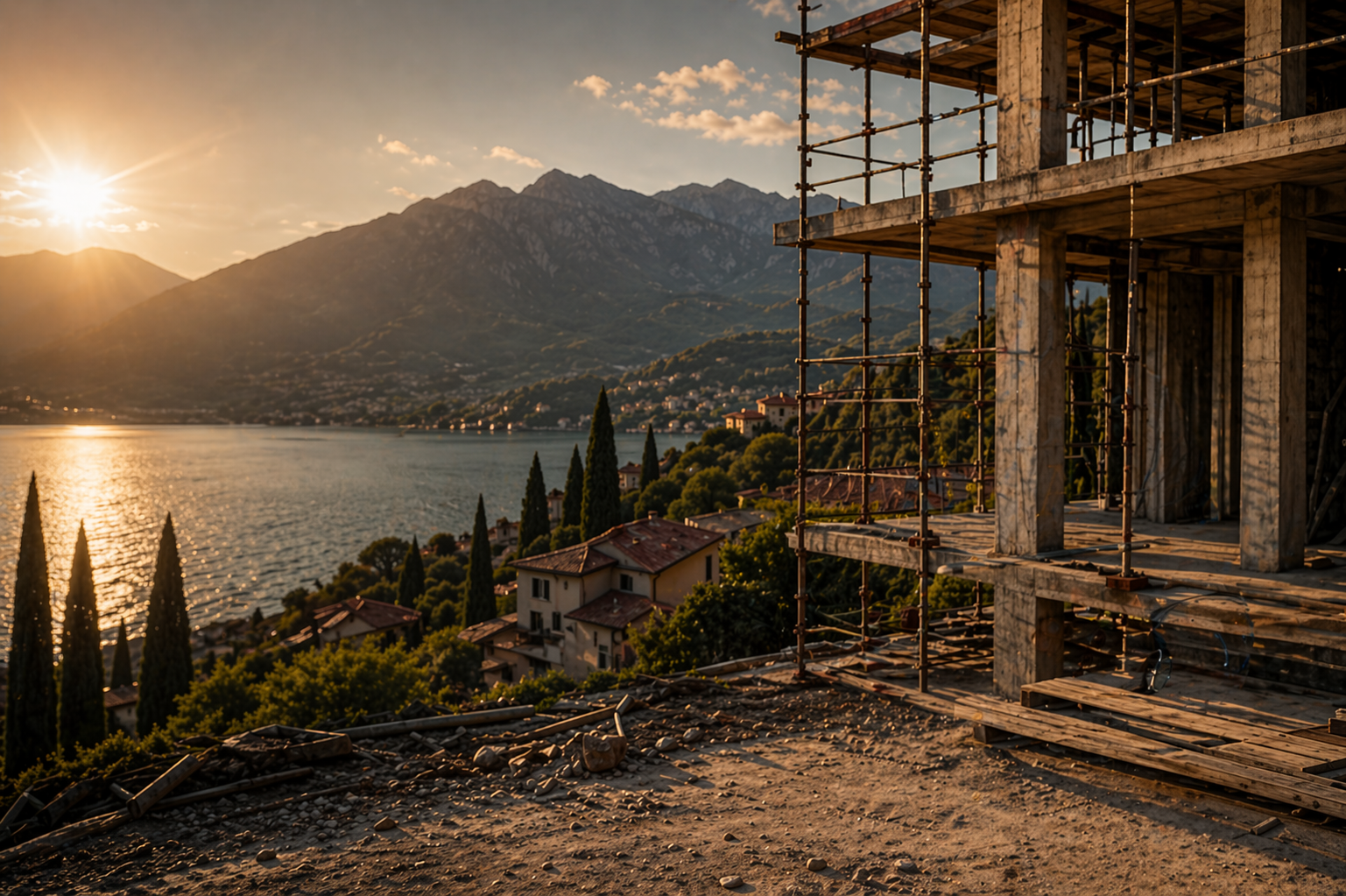 Hausbetreuung Bayern und Gardasee – Immobilie mit Bergpanorama
