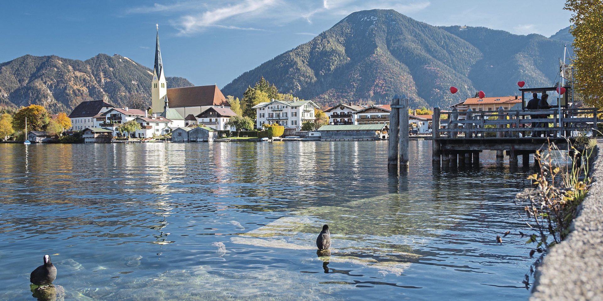 Blick auf den Tegernsee
